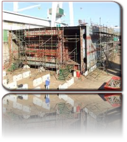 Published Camrod service image showing structural repair works